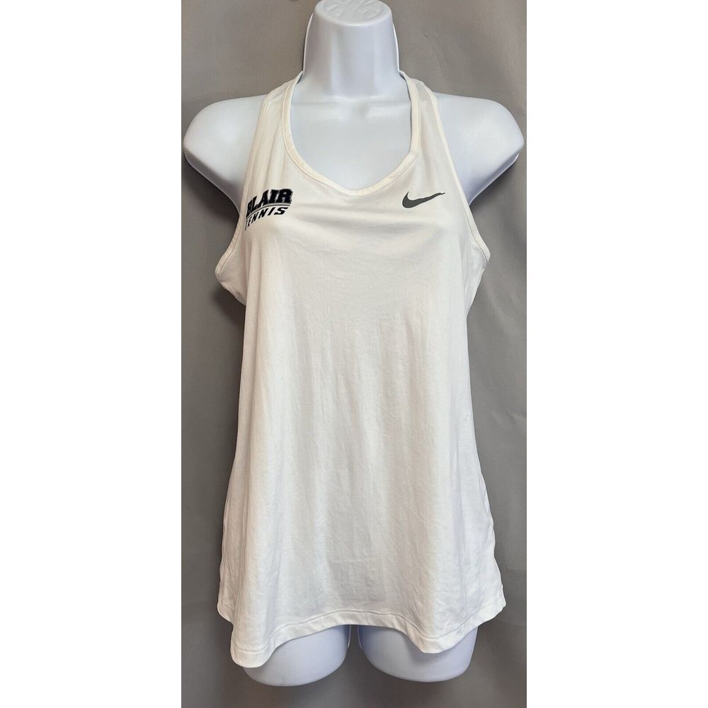 Nike Dri Fit Tee Size Medium Womens Sleeveless Athletic Tank Top White